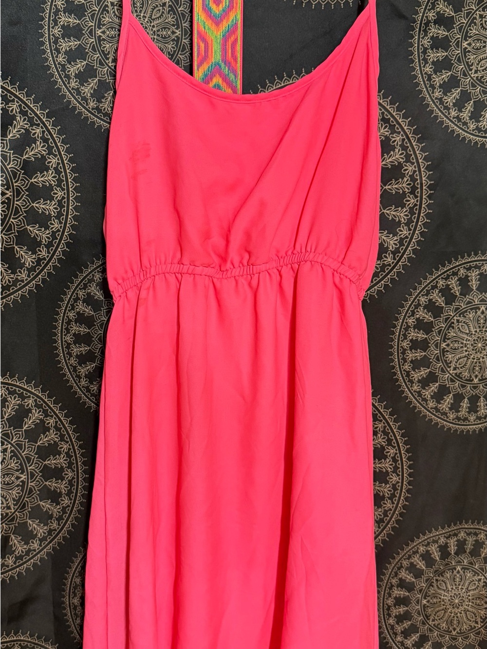 5th & Love Hot Pink Midi Dress